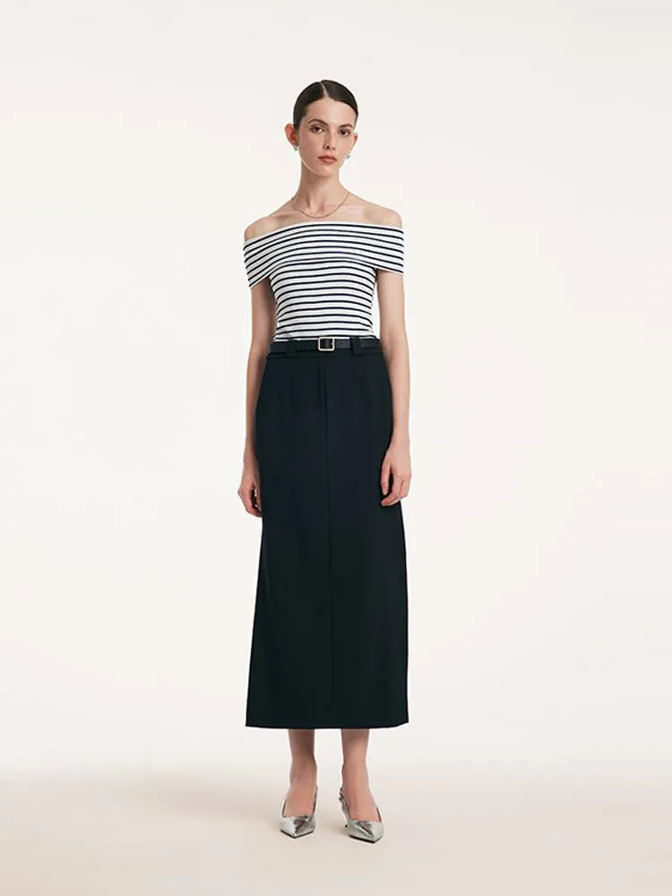 Straight Fitting Slit Half Skirt sold by Goelia product image thumbnail 2