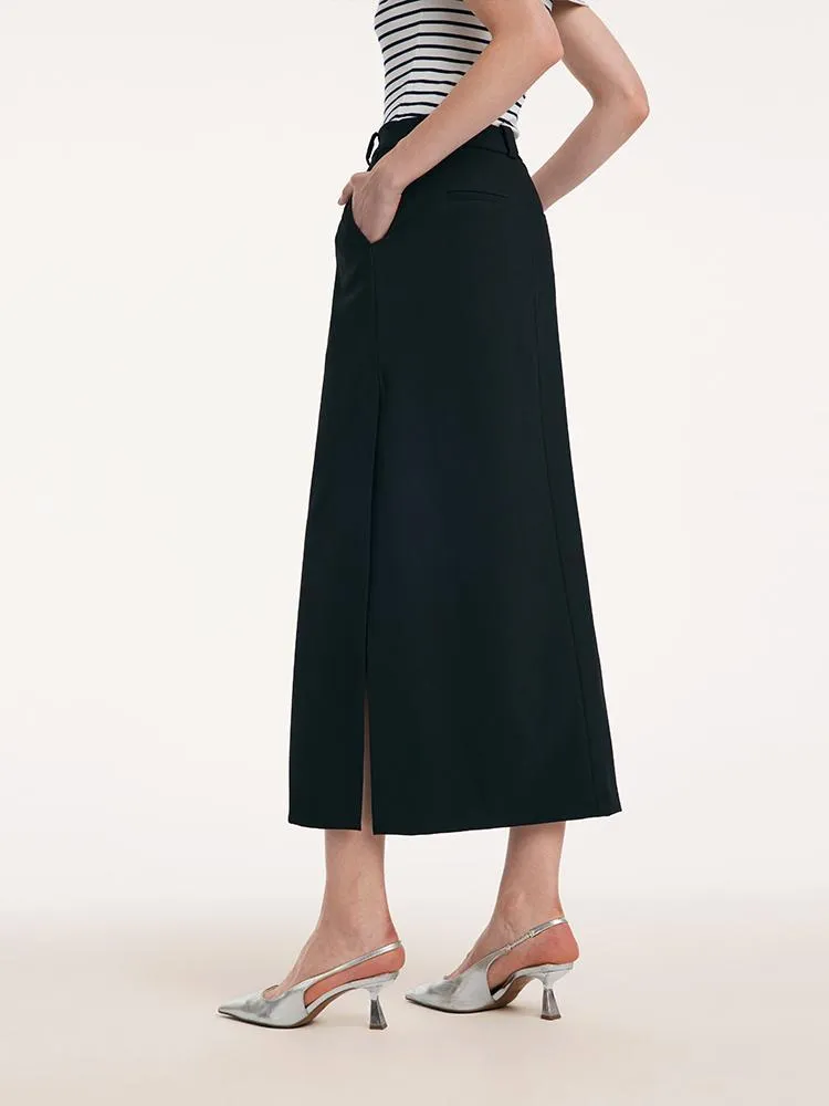 Straight Fitting Slit Half Skirt sold by Goelia product image thumbnail 5