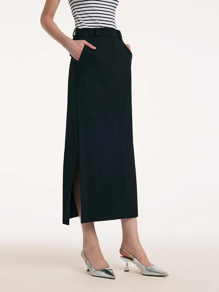 Straight Fitting Slit Half Skirt sold by Goelia product image thumbnail 3
