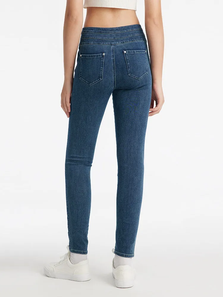 Denim Sheath High-Waisted Women Jeans sold by Goelia product image thumbnail 5