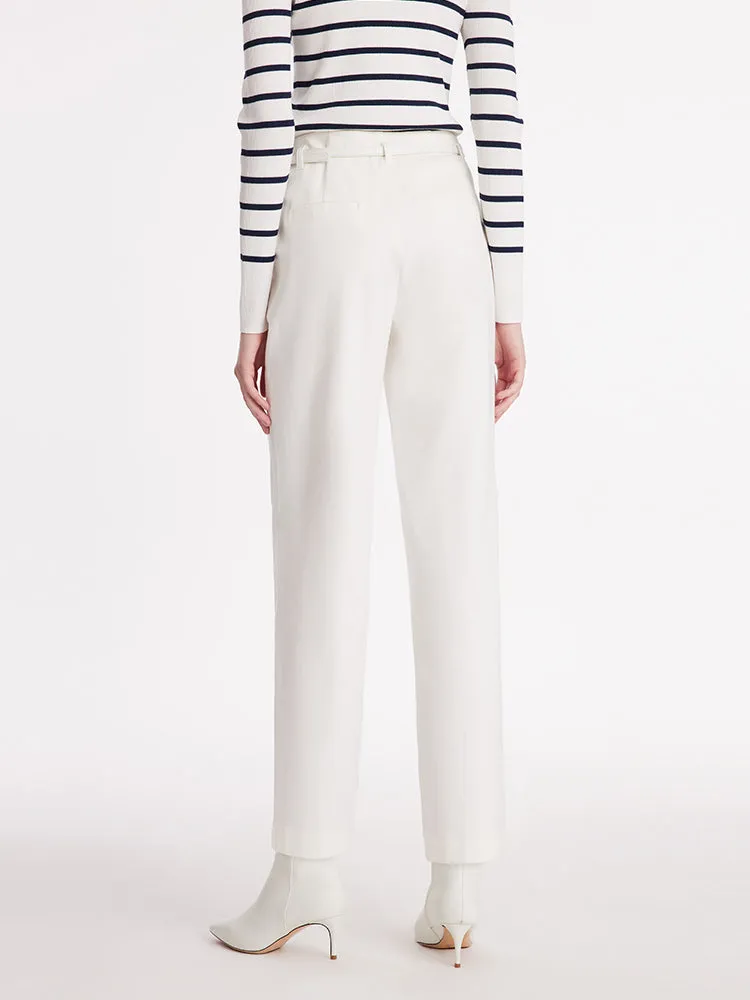 Ankle Length Oil-Resistant Tapered Women Jeans With Belt sold by Goelia product image thumbnail 5