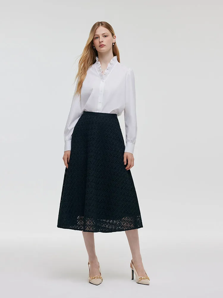 Lace A-Line Women Skirt sold by Goelia product image thumbnail 2