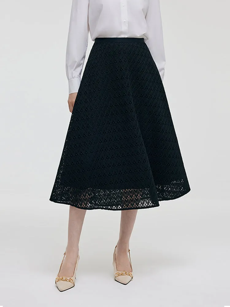 Lace A-Line Women Skirt sold by Goelia