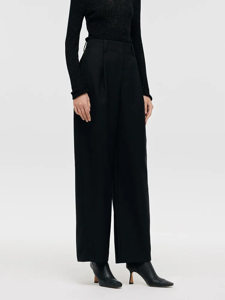 Wool Wide Leg Women Pants sold by Goelia product image thumbnail 5
