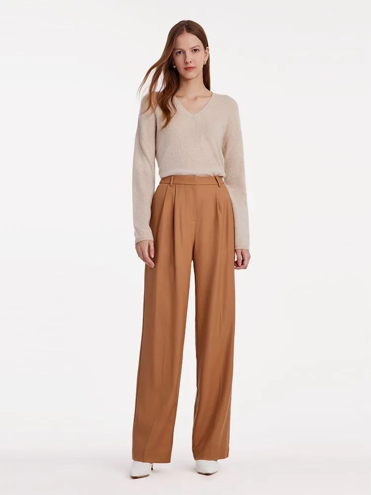Worsted Wool Straight Full Length Pants sold by Goelia product image thumbnail 2