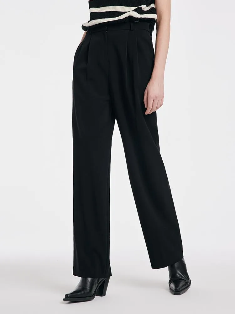Acetate Straight Full Length Pants sold by Goelia
