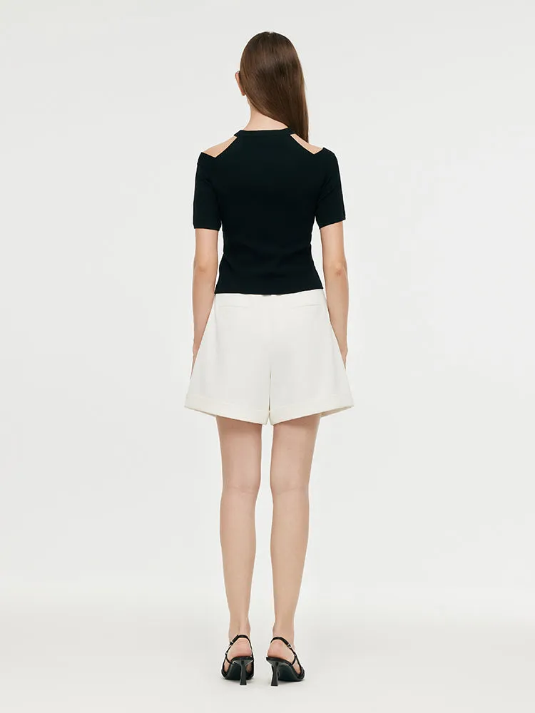 Off-shoulder Women Knit Top sold by Goelia product image thumbnail 4