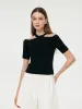 Off-shoulder Women Knit Top sold by Goelia