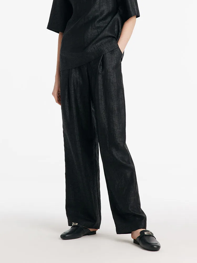18 Momme Xiang Yun Silk Straight Women Pants sold by Goelia product image thumbnail 4