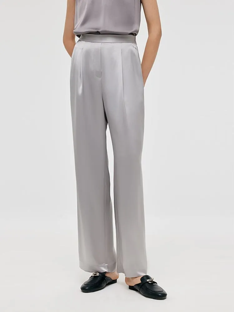 Acetate Straight Glossy Women Pants sold by Goelia