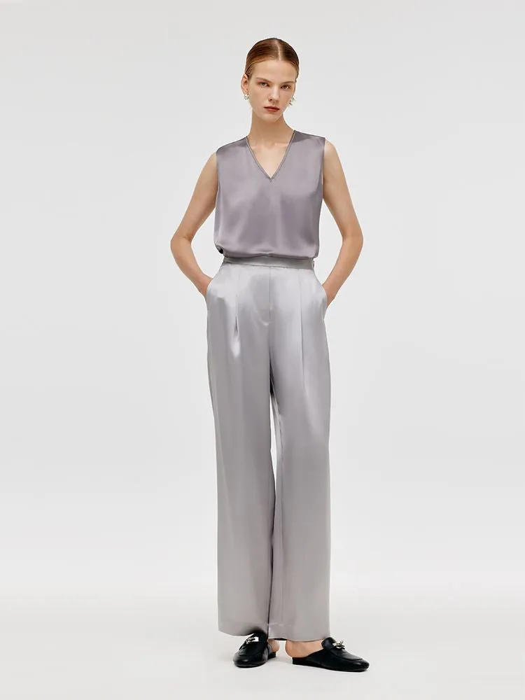 Acetate Straight Glossy Women Pants sold by Goelia product image thumbnail 2