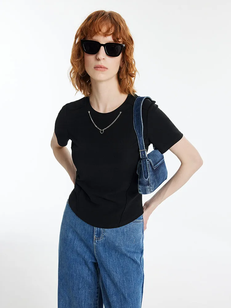 Slim Women T-shirt With Detachable Chain sold by Goelia product image thumbnail 5