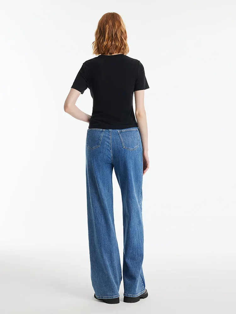 Slim Women T-shirt With Detachable Chain sold by Goelia product image thumbnail 4