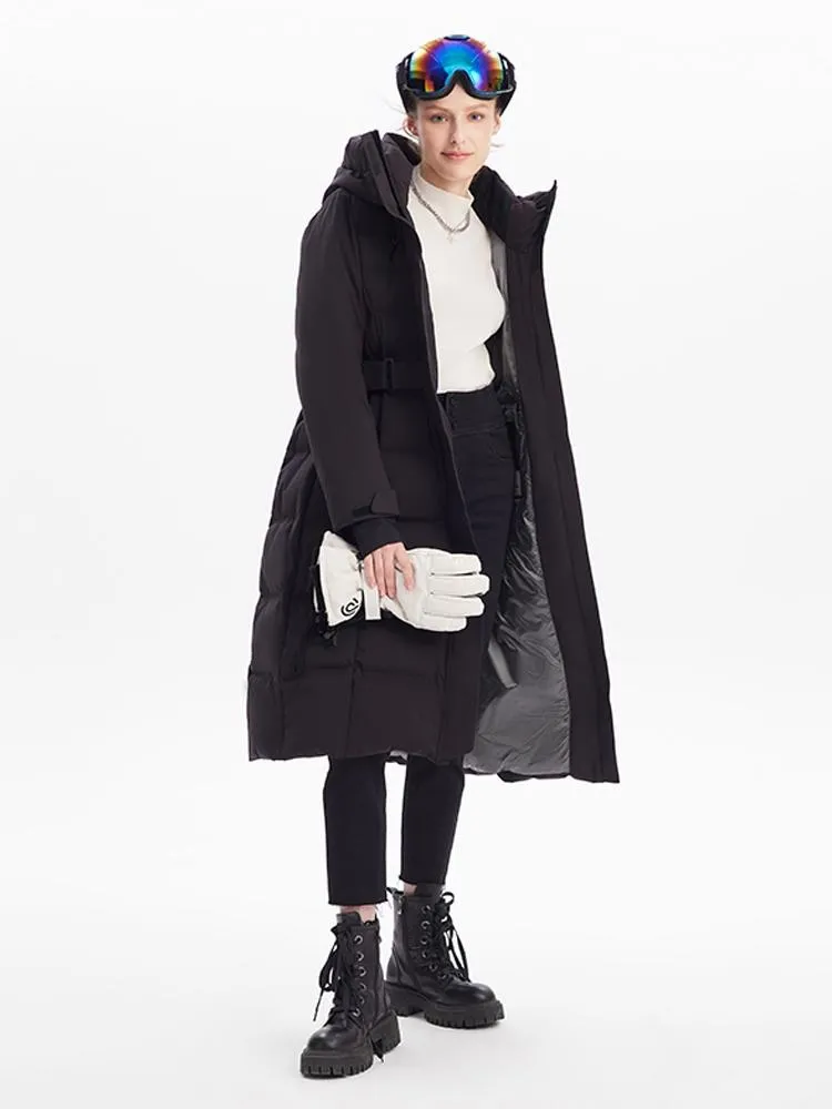 Long Hooded Goose Down Garment sold by Goelia product image thumbnail 2