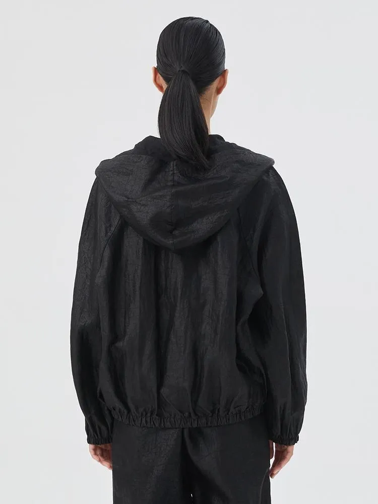 18 Momme Xiang Yun Silk Zippered Women Jacket sold by Goelia product image thumbnail 4