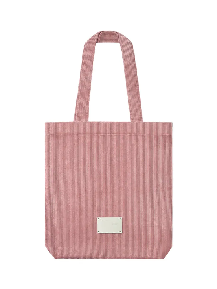 Pink Corduroy Tote Bag sold by Goelia product image thumbnail 4