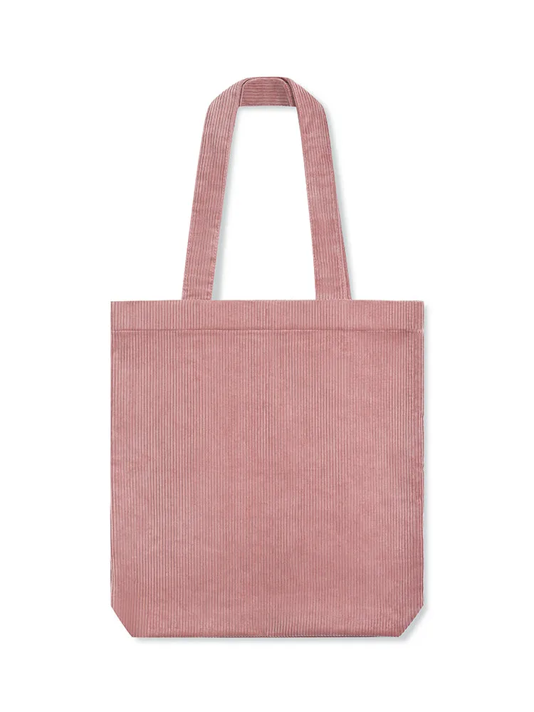 Pink Corduroy Tote Bag sold by Goelia product image thumbnail 5