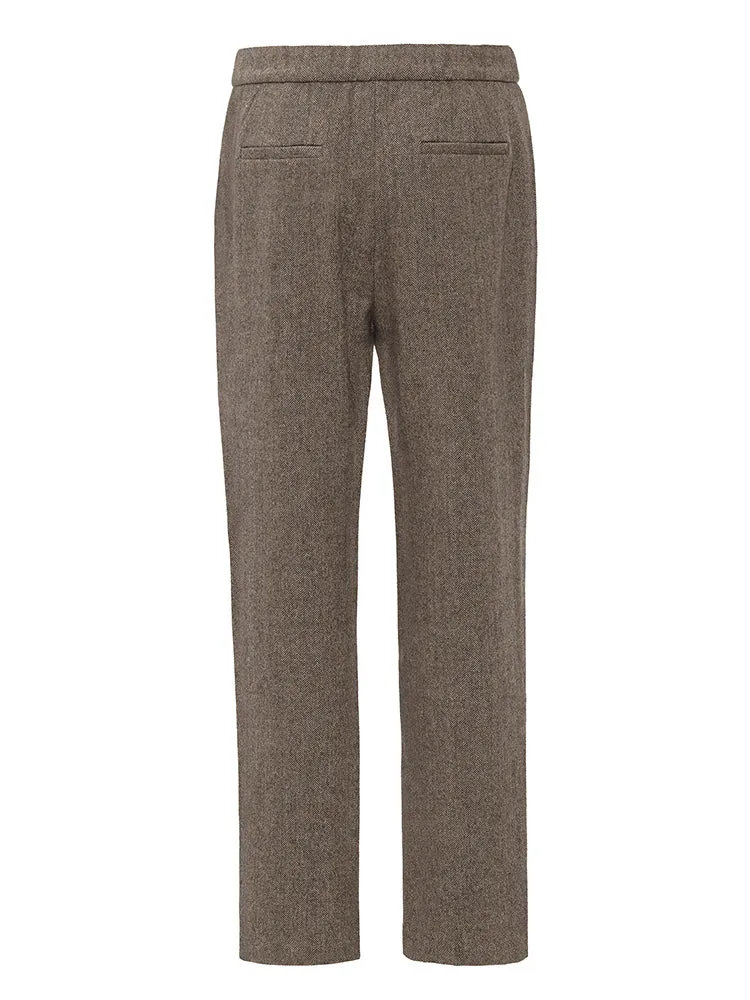Washable Wool Tapered Mid-Calf Pants sold by Goelia product image thumbnail 5