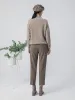 Washable Wool Tapered Mid-Calf Pants sold by Goelia