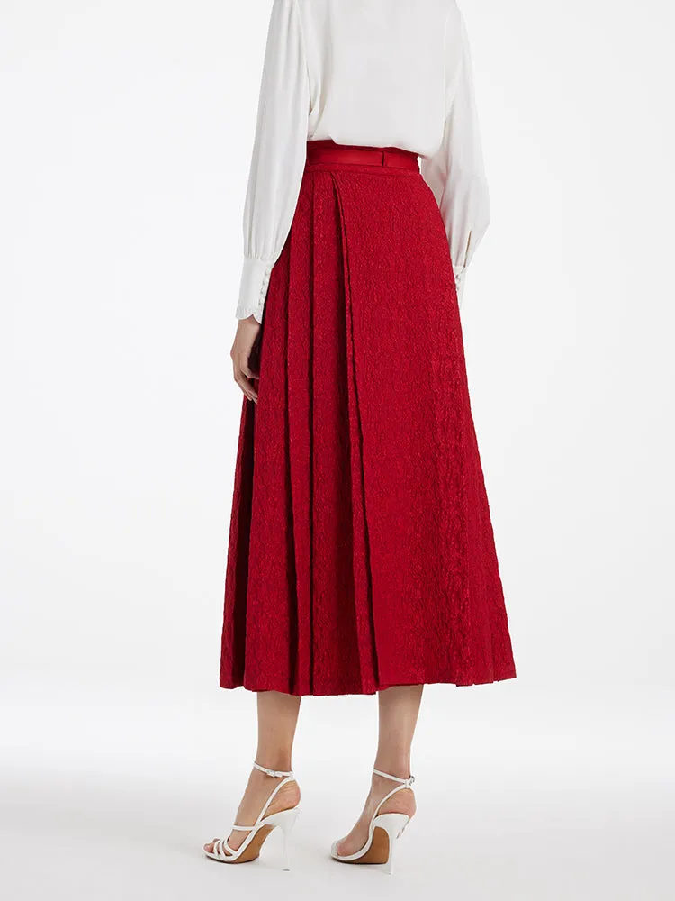 Rose Jacquard Women Mamianqun With Bottomed Skirt sold by Goelia product image thumbnail 3