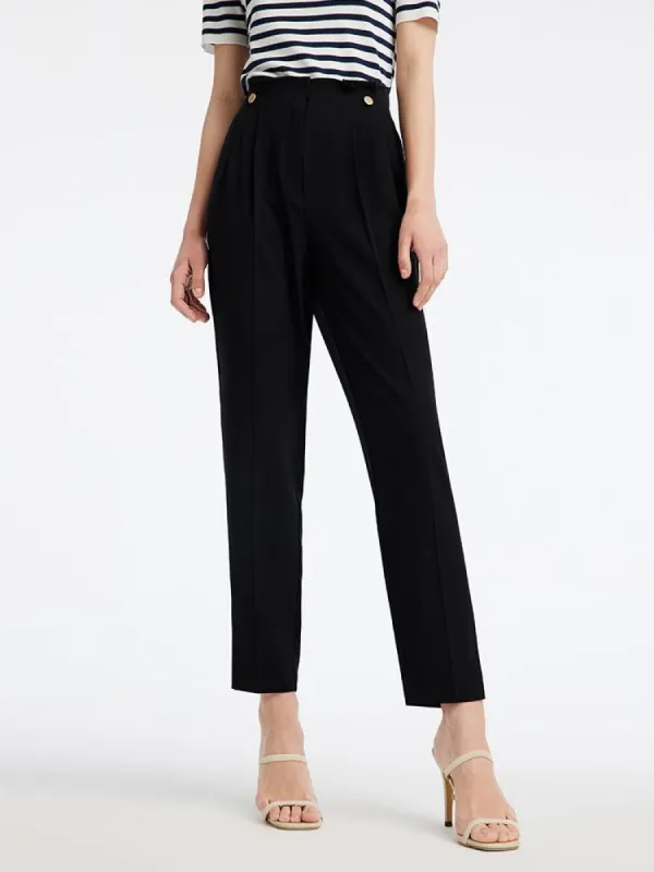 Acetate High-waisted Pencil Pants For Women sold by Goelia