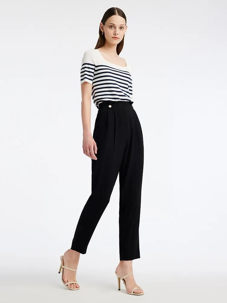 Acetate High-waisted Pencil Pants For Women sold by Goelia product image thumbnail 3