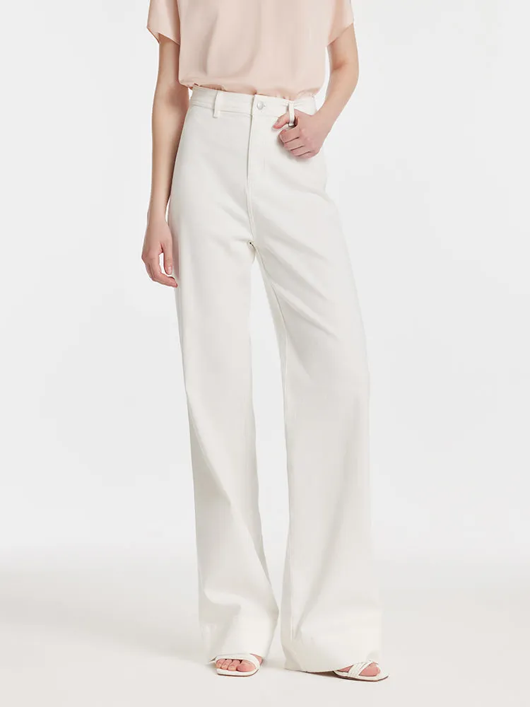 High-Waisted Straight Full Length Women Jeans sold by Goelia product image thumbnail 4