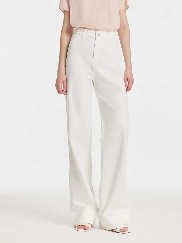 High-Waisted Straight Full Length Women Jeans sold by Goelia product image thumbnail 5