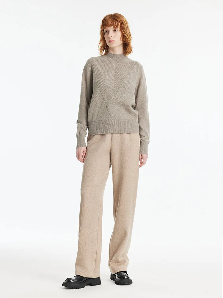 Cashmere Mock Neck Women Pullover Sweater sold by Goelia product image thumbnail 2