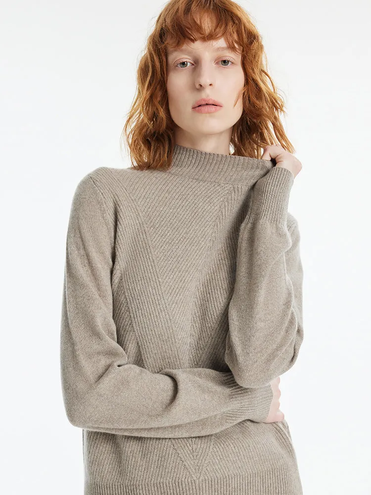 Cashmere Mock Neck Women Pullover Sweater sold by Goelia product image thumbnail 5