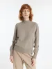 Cashmere Mock Neck Women Pullover Sweater sold by Goelia