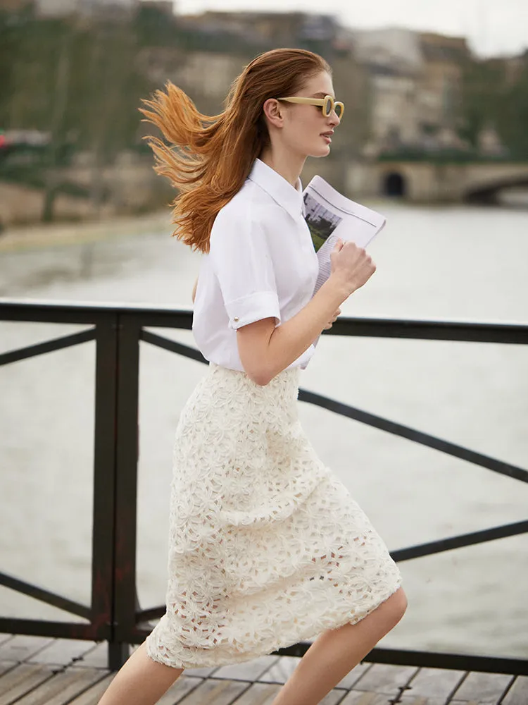 Openwork Slit Women Skirt sold by Goelia product image thumbnail 5