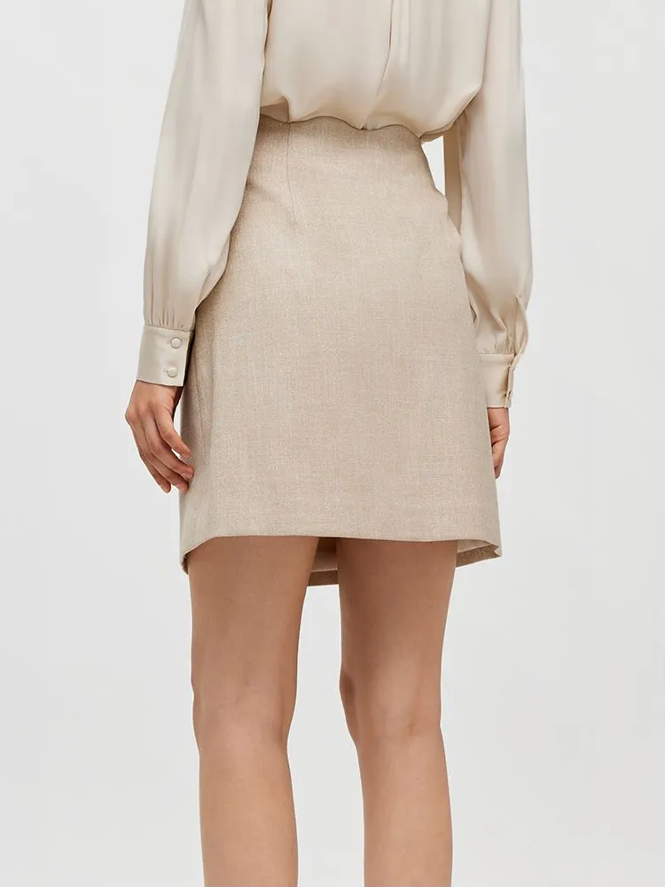 Wave-Cut Trim A-Line Women Skirt sold by Goelia product image thumbnail 3