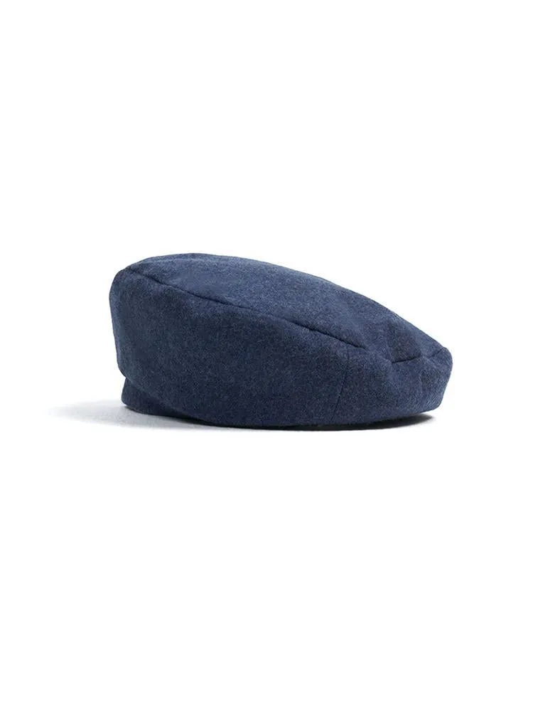 Navy Classic Beret sold by Goelia
