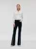 Mid-Rise Flared Women Jeans sold by Goelia
