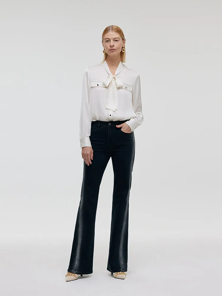 Mid-Rise Flared Women Jeans sold by Goelia product image thumbnail 2