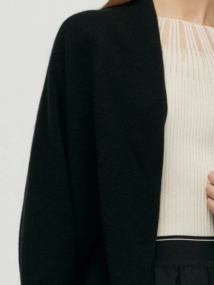 Pure Cashmere Crop Women Cardigan sold by Goelia product image thumbnail 5