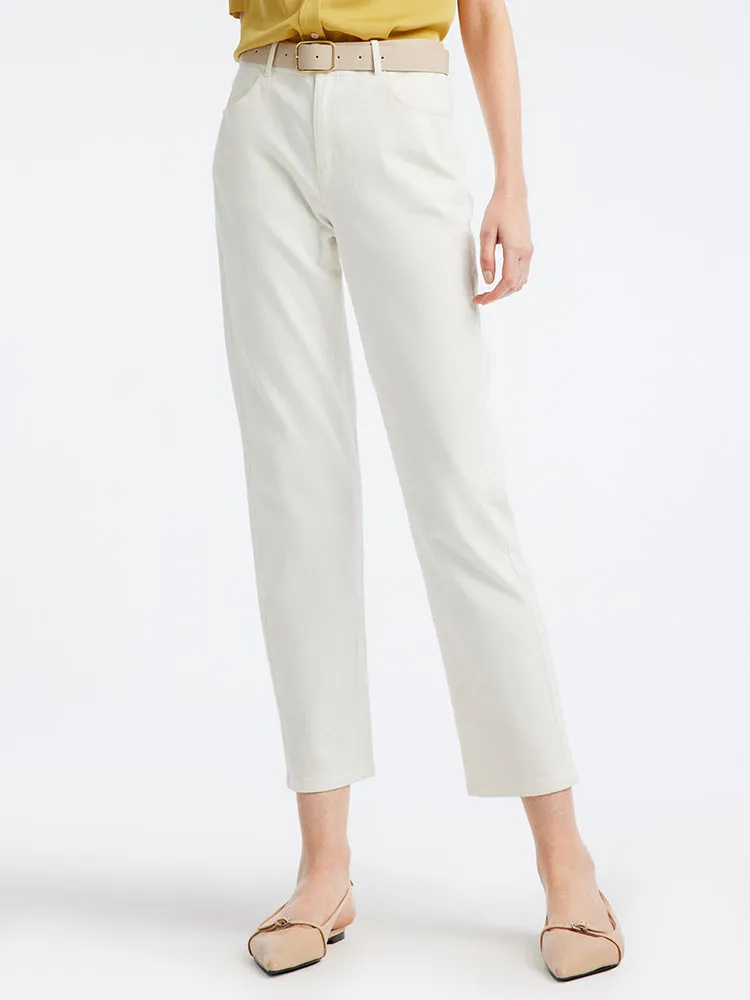 Slim Straight White Jeans sold by Goelia product image thumbnail 3