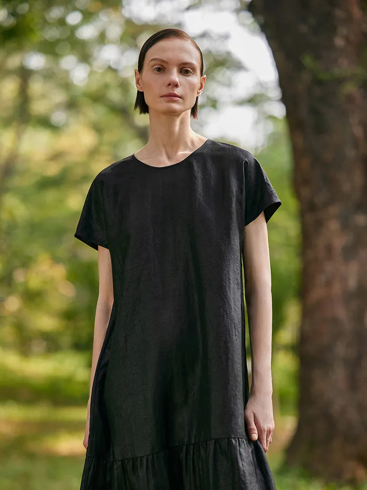 16 Momme Xiang Yun Silk Women Midi Dress sold by Goelia product image thumbnail 3