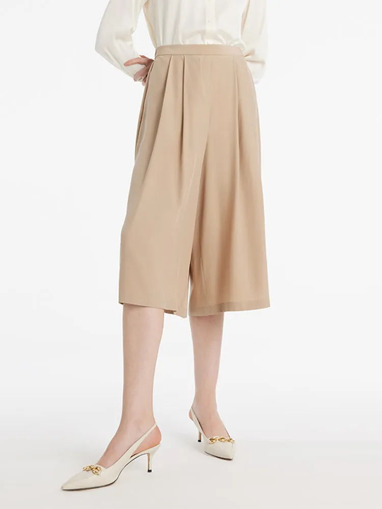 Pure 22 Momme Mulberry Silk Women Culottes sold by Goelia