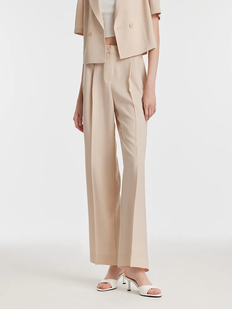 Acetate Full Length Straight Women Pants sold by Goelia