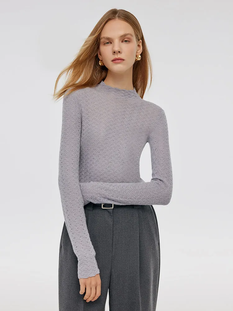Machine Washable Wool Women Long Sleeve Top sold by Goelia product image thumbnail 2