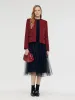 Wool Blend Tweed Women Crop Jacket sold by Goelia