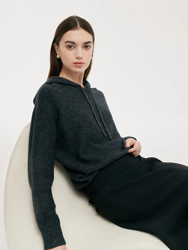 Cashmere Drawstring Women Hoodie sold by Goelia product image thumbnail 5