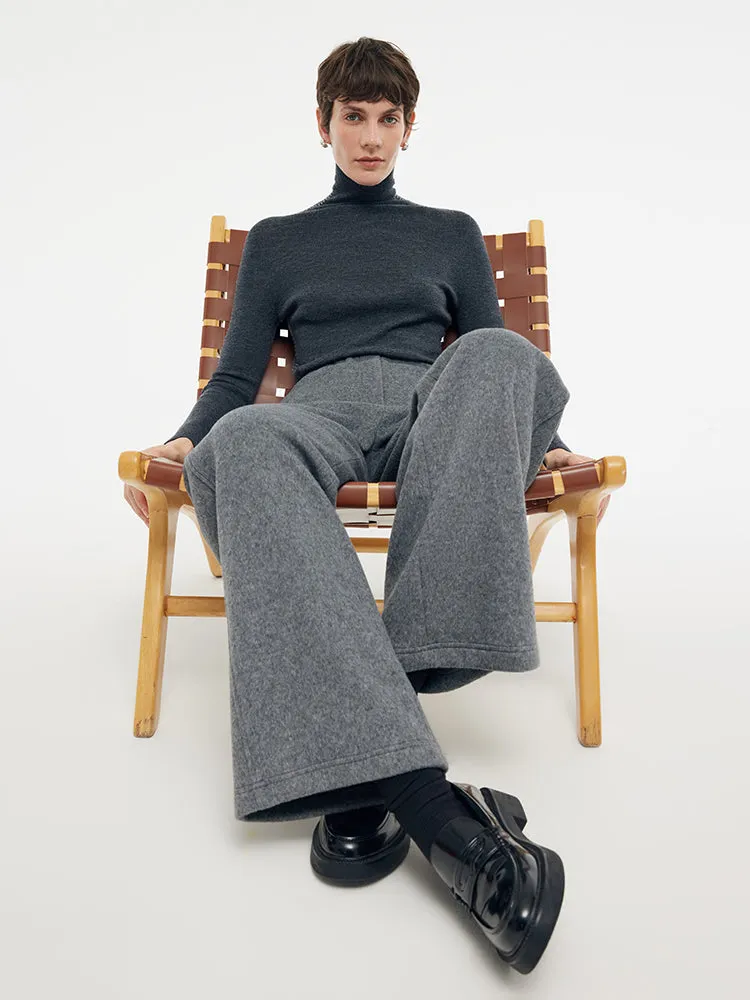 Wool Blend Straight Women Pants sold by Goelia product image thumbnail 5