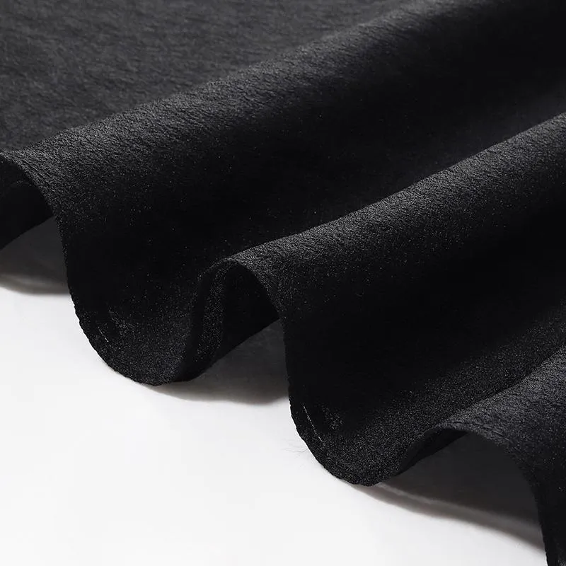 Mesh Patchwork Puff Sleeve Midi Dress sold by Goelia product image thumbnail 5