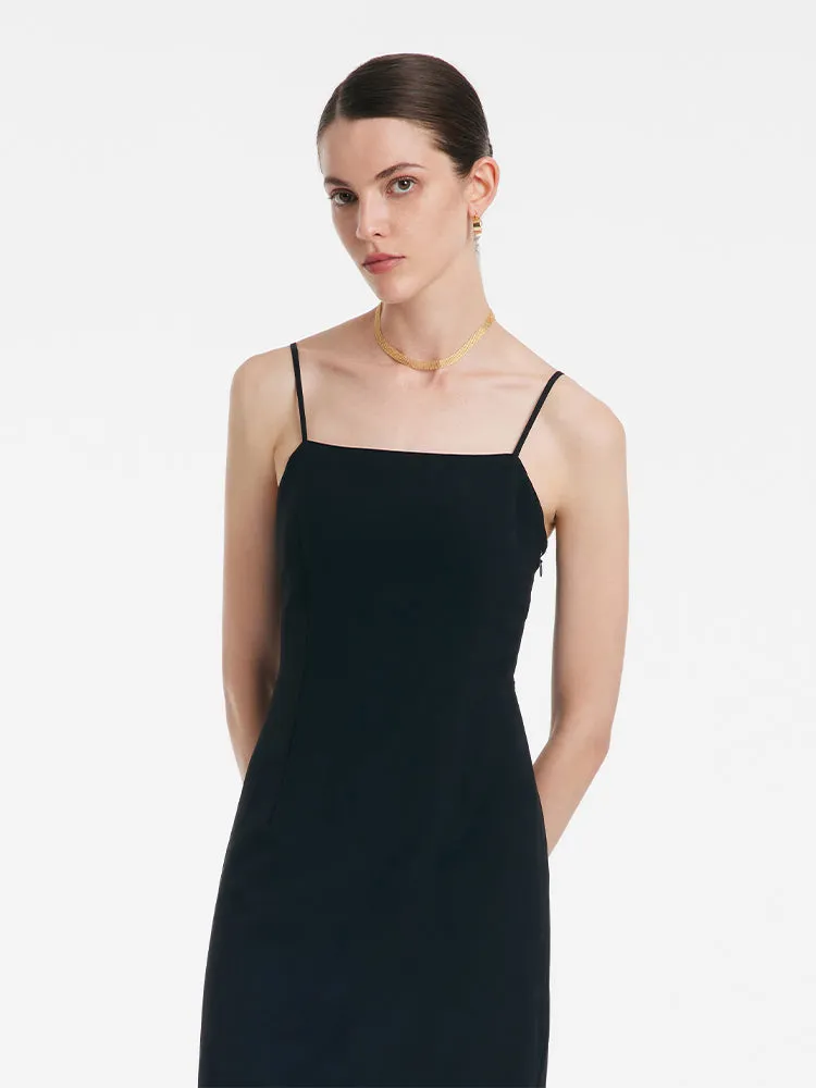 Back Twisted Spaghetti Strap Dress With Detachable Bra Pads sold by Goelia product image thumbnail 5