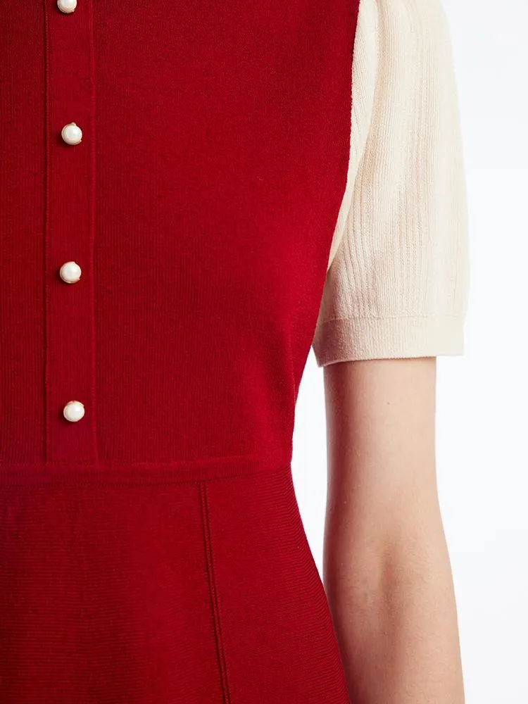 Wave Collar A-Line Mini Dress sold by Goelia product image thumbnail 5