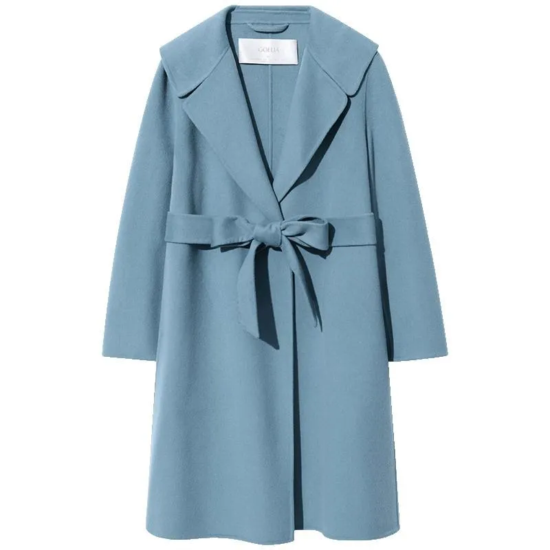 Pure Double-Faced Wool Lapel Women Coat sold by Goelia product image thumbnail 5
