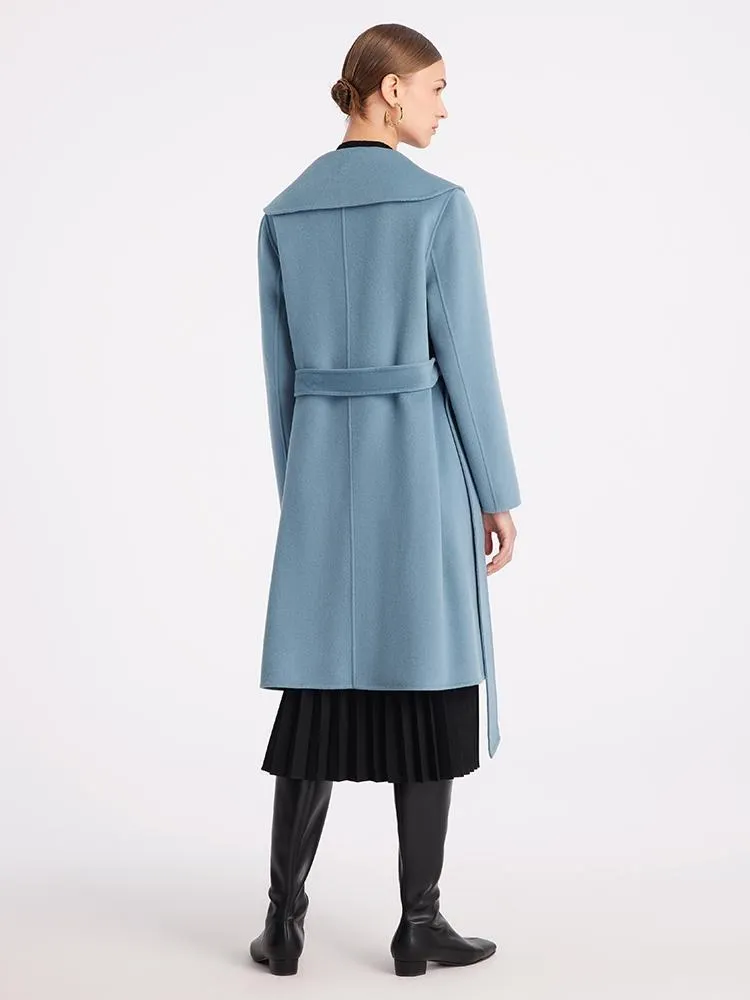 Pure Double-Faced Wool Lapel Women Coat sold by Goelia product image thumbnail 3